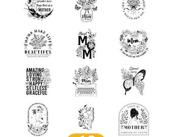 Mother's Day Quotes svg Bundle, Happy Mother's Day Designs svg, Mom Appreciation Quotes, Mom Love, Special Mom, Heartfelt Mom, Best Mom Ever
