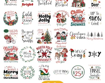 Christmas SVG Bundle, Christmas SVG, Merry Christmas SVG, Christmas Ornaments svg, Winter svg, Santa svg, Funny Christmas Bundle svg Cricut