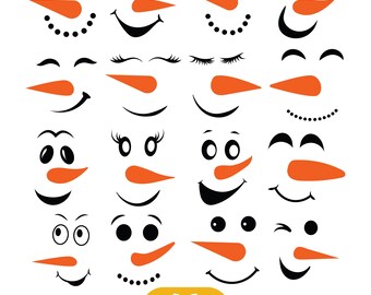 Snowman Face Svg, Snowman Svg, snowman png, Snowman Clipart, Christmas Svg,Snowman Cut File, Snowman Cricut, snowman face for cricut