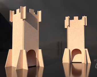 Laser Cut File Dice Tower, Board Game Utility (Digital Download)