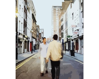 Whats The Story Morning Glory Wandkunst | Oase | Poster | Drucken | Brit-Pop | Albumcover | Liam Gallagher | Noel Gallagher