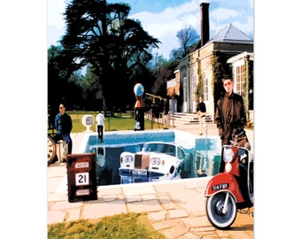 1997 Oasis Calendar Large Photos Noel Liam Gallagher - Official