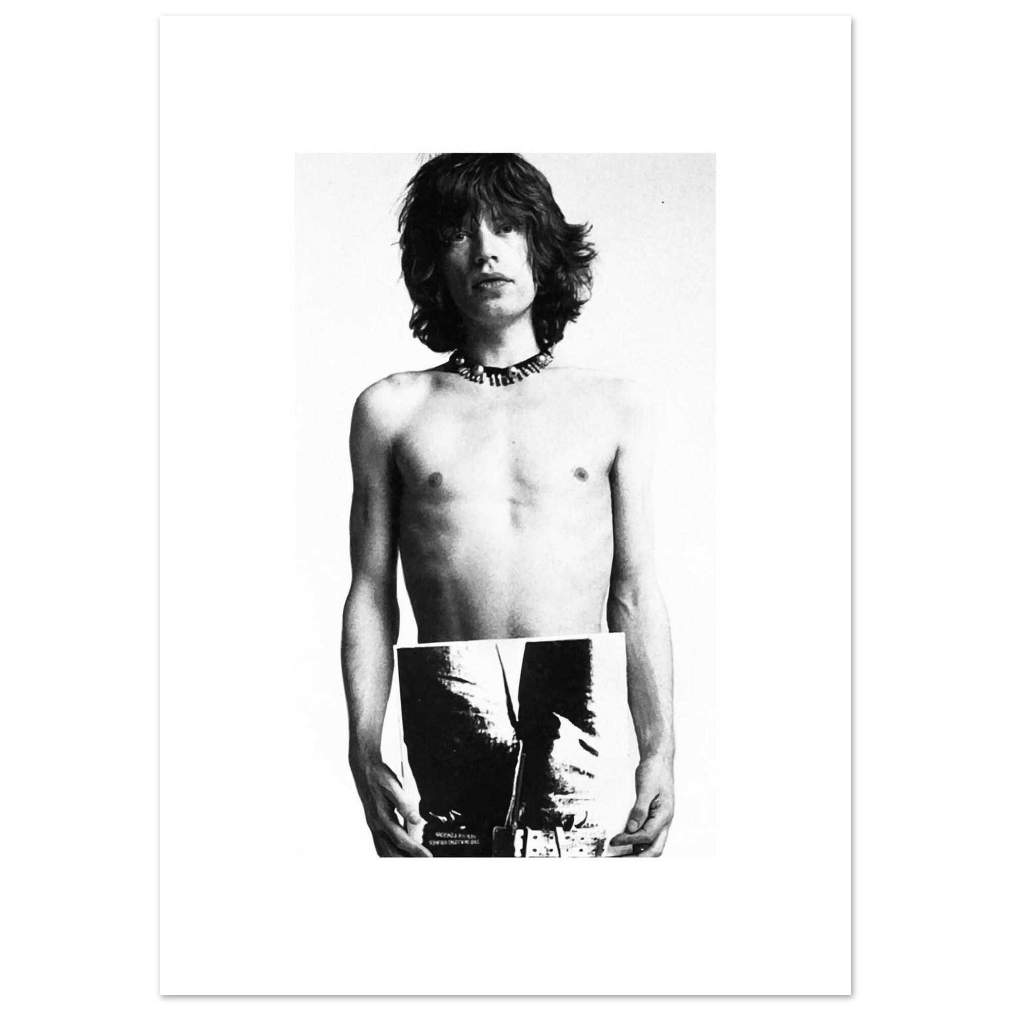 Mick Jagger - Sticky Fingers Wandkunst | Rolling Stones | Keith Richards | Rock´n´Roll | 60er 70er Musik | Drucken | Poster |