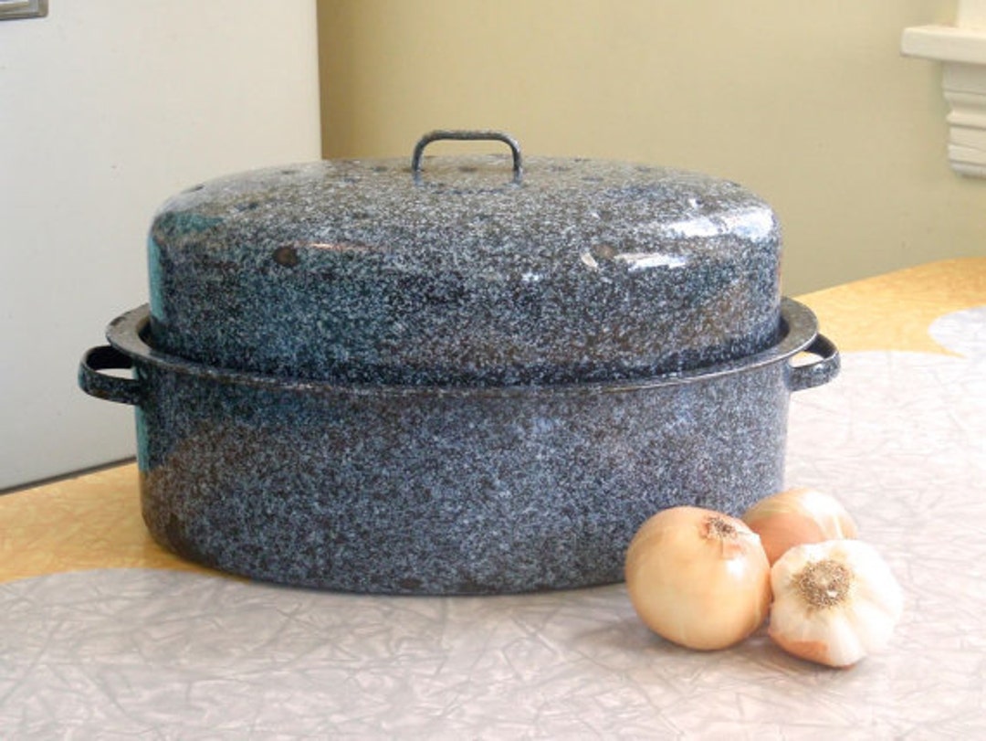 Graniteware Roasting Pan Etsy Canada