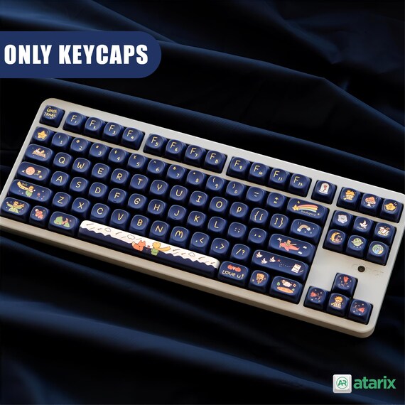 Galaxy Boy PBT キーキャップセット: MOA プロファイル、MX スイッチ