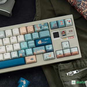 Custom Keycap Set for Mechanical Keyboard | 141 keys | Cherry Profile | MX Switch Type | PBT Material