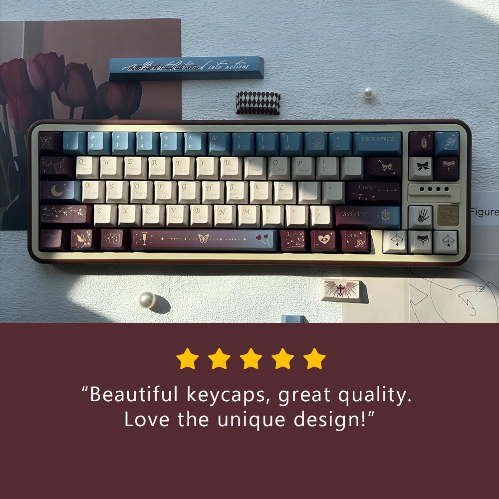 魅惑的で神秘的な月光空占星術キーキャップセット – メカニカル