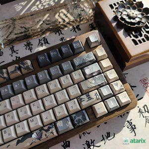 Japanese Keycap Set – 142 PBT Custom Keycaps for Mechanical Keyboard | KCA Profile Keycaps