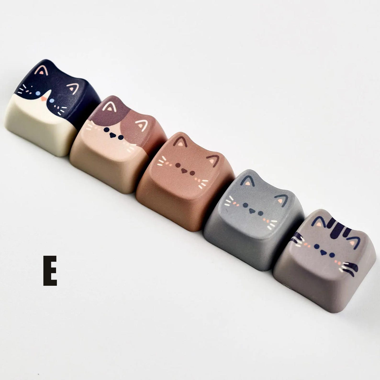 Cute Cat Keycaps for Mechanical Keyboards – Custom Keycap | MOA Profile ...