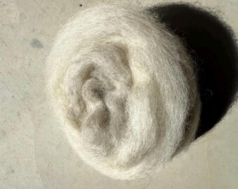 Coopworth Roving - Natural ready-to-spin wool