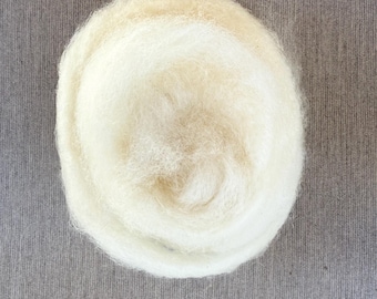 Cotswold Roving - Natural ready-to-spin wool