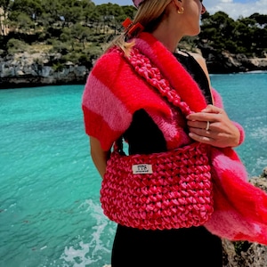 SAGA Bag Virkad Väska Instruktioner - DIY Virkad Väska Statement Väska