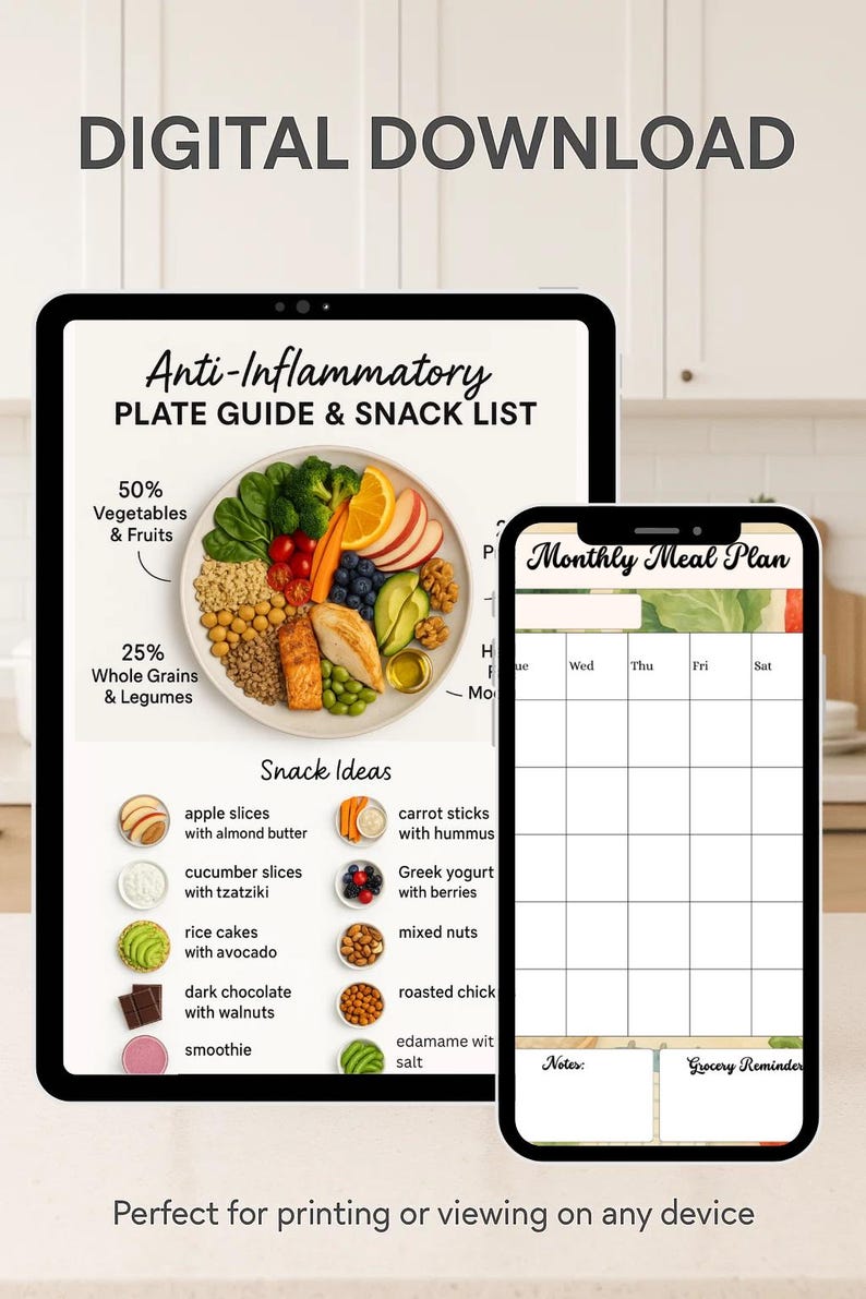 Anti-Inflammatory Diet Food List, Foods to Reduce Inflammation, Anti-Inflammation Diet Food Chart, Gut Health,Anti-Inflammatory Grocery List image 15