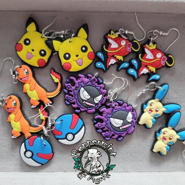 手作りのポケモンイヤリング