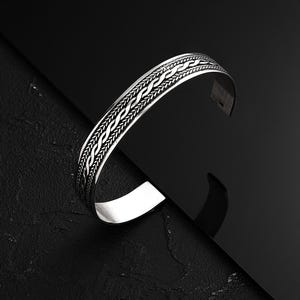 Chérie Jewelry – Handmade 925 silver bracelet with braided pattern (unisex)