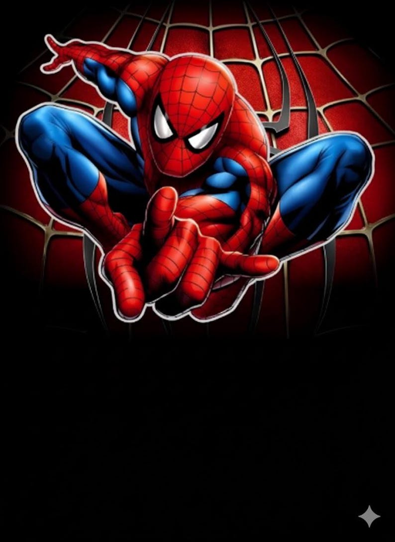 Modello modificabile per invito di compleanno di Spiderman / Modello per invito di compleanno di Spiderman per bambini / Modello per invito di compleanno per bambini immagine 7