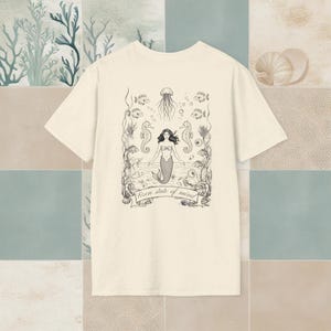 Mermaid State of Mind Graphic Tee, Siren Summer Shirt, Unisex Tshirt, Beach Ocean Vibes, Sea Life Lover Gift nautical shirt