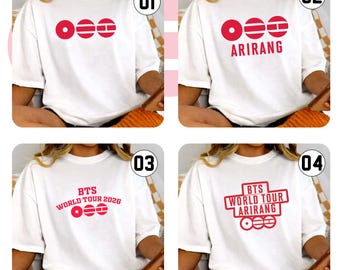 Kpop World Tour 2026 Unisex T-Shirt Sweatshirt Hoodie, Kpop Concert 2026 Shirt, Kpop Fan Gift, Comeback Sweatshirt, 2026 World Tour Shirt.