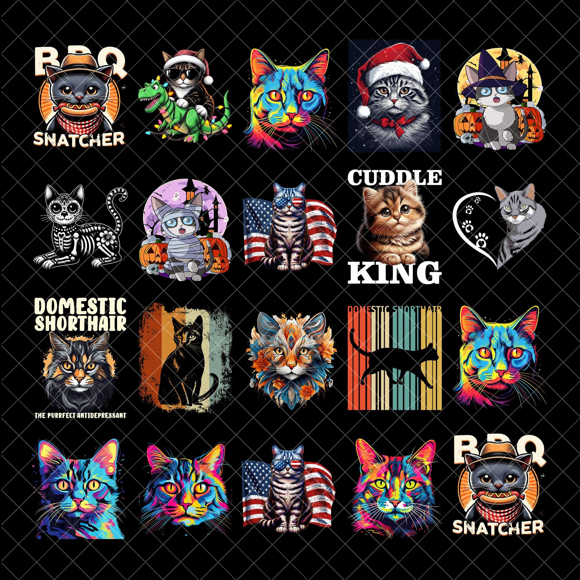 Pete the cat vector - Etsy México, image size:2000x2000