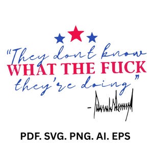Grappige Trump zweert PNG: politiek memeontwerp (digitale download)