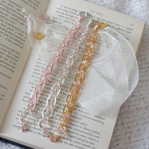 Wire Wrapped Crystal Bookmark – Celtic Design, Book Lover Gift