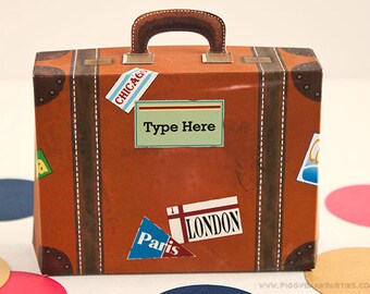 vintage luggage box