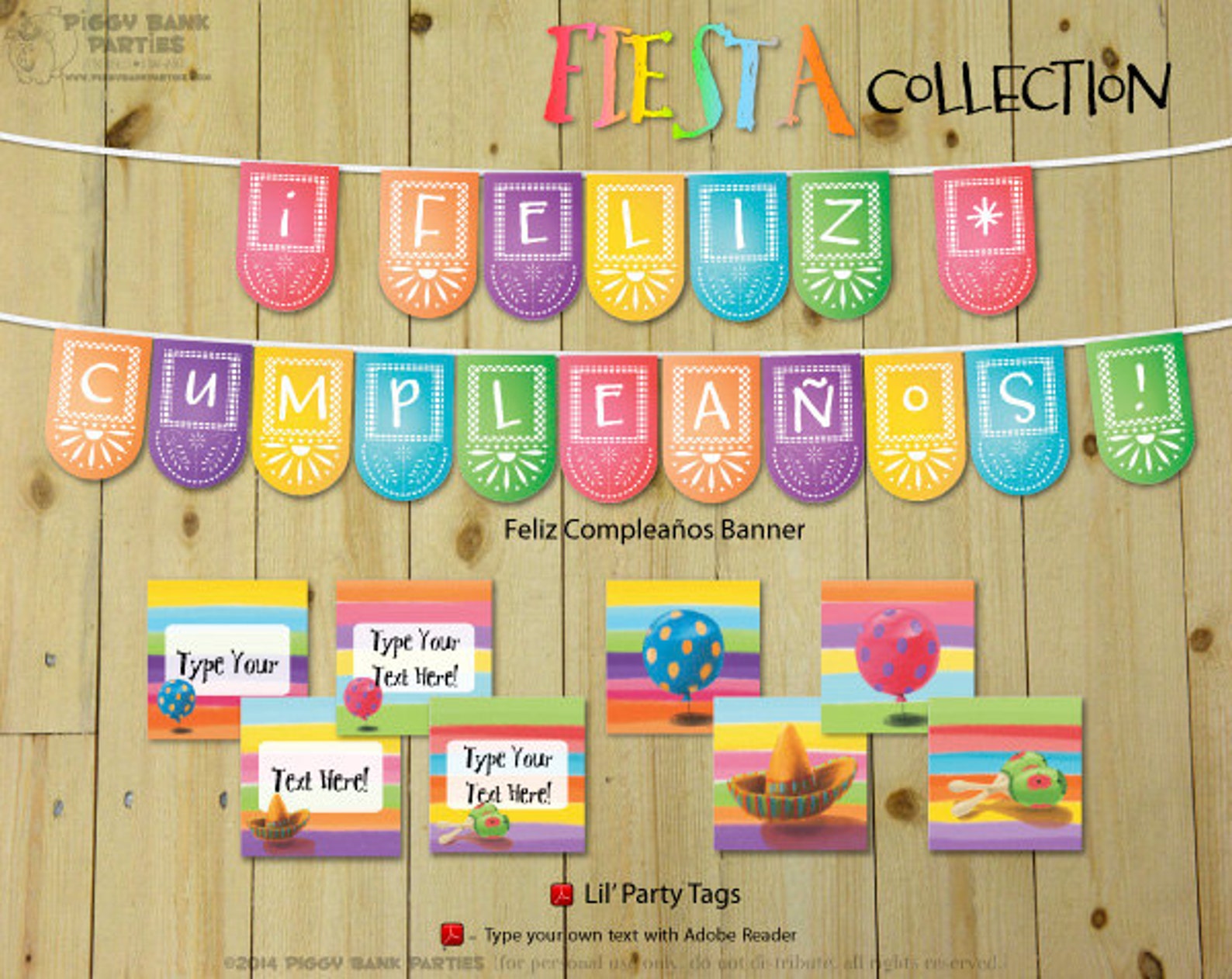 FIESTA Collection : DIY Printable Cinco De Mayo Decor | Etsy