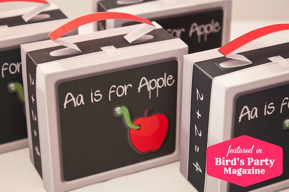 Lunch Box Favor Box : DIY Printable PDF - Instant Download Il_570xn