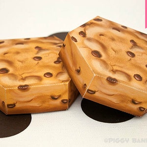 Cookie Favor Box : Print at Home Chocolate Chip Cookie Gift Box | Milk & Cookies Party Favor | DIY Printable | Digital File Instant Download