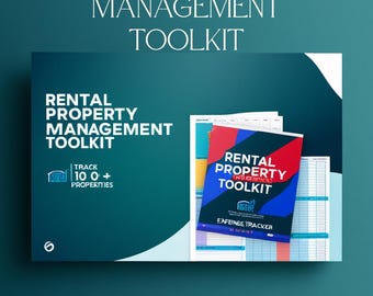 Rental Property Management Spreadsheet Landlord Tracker Tenant Rent Roll Cash Flow Portfolio Excel Template