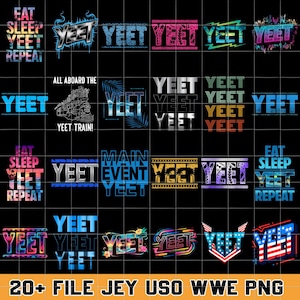 20+ Design Jey Uso wwe PNG Bundle, Jey Uso Yeet Png, WWE Jey Uso WrestleMania Collage Digital Design, Digital Download Wrestling Fan Art