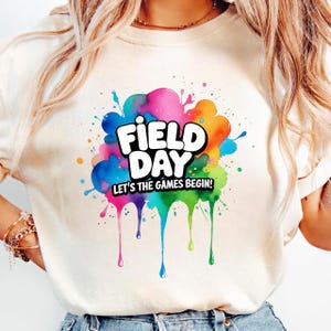Field Day PNG, Let the Games Begin 2025 PNG, Colorful School Field Day Design, Fun Kids Field Day Png, Teacher Field Day, School Png