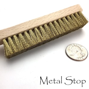 Cepillo de latón suave - Limpieza de metales, texturizado de superficies