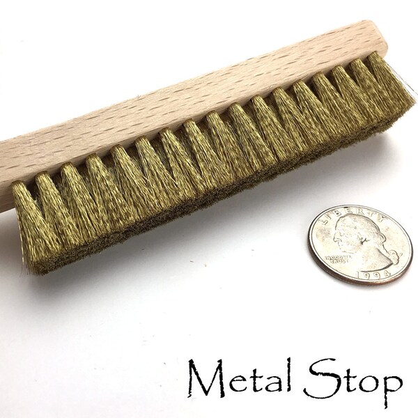 Brass Brush - Soft bristle brush - Excellent for clean up