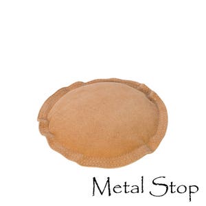 5" x 5"  Round Small Leather Sand Bag - Can be used With or Without bench block SOUND DEADENING