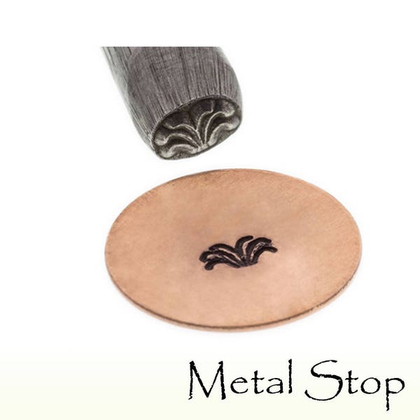 Fountain Water flourish - Metal Design Stamp Tool for Jewelry Making