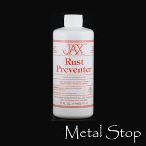Jax Rust Preventer - Botella de 473 ml. Este excelente producto protege sus costosas herramientas de la oxidación.