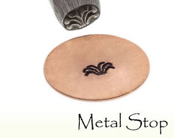 Fountain Water flourish - Metal Design Stamp Tool for Jewelry Making