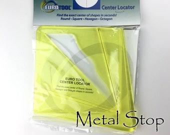 Center Finder Locator Gauge Tool - AWESOME Must-have jewelry making bench tool gauge easily finds the center of any shape