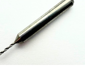 Kemmer Carbide 833 OLD STOCK Drills, Series-Part No./Dia. 777668057 - .033 - 1/8" diameter shank, 1 1/2" length: Full Box of 50 Bits