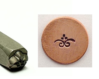 4mm Border Flourish Metal Design Stamp Jewelry Making Texture Stamp Tool