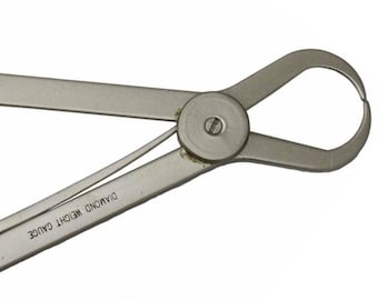 Diamond Weight and Carat Estimator Caliper Gauge Pocket tool with conversion booklet