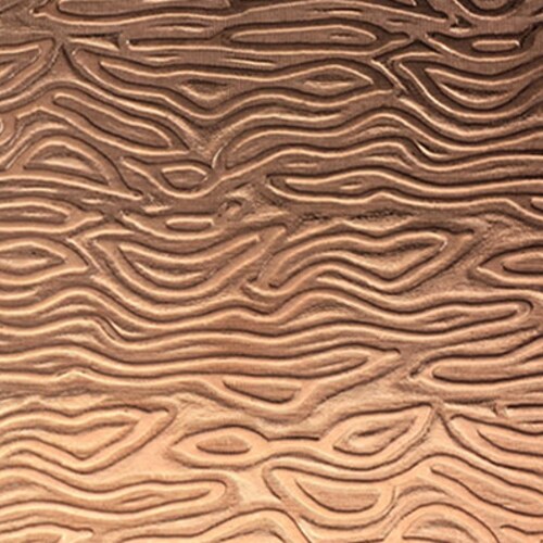 Textured Embossed Patterned Copper 24 Gauge Sheet Metal Etsy