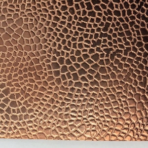 Strukturiertes Kupfer 24 Gauge Blech 2,5 "x 3" - Massiv Kupfer Terrasse Kieselstein Webby Textur - ideal für die Schmuckherstellung 47