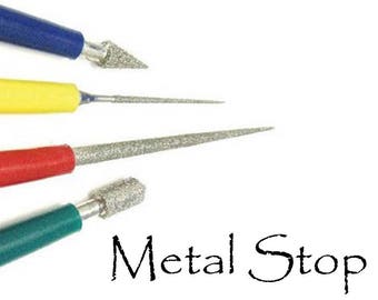 Kit Alesatore Per Perline HELBY IMPORT, 4 Pezzi In Metallo, Per Allargare Fori Di Ceramica E Vetro