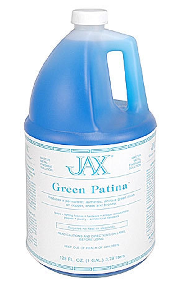 Jax Green Patina for Copper, Brass and Bronze 2 Ounce Sample