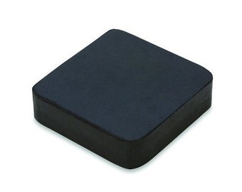 Rubber Stamping Block 4" x 4" x 1" for deadening sound - use under your steel bench block