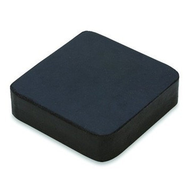 Rubber Stamping Block 4" x 4" x 1" for deadening sound - use under your steel bench block