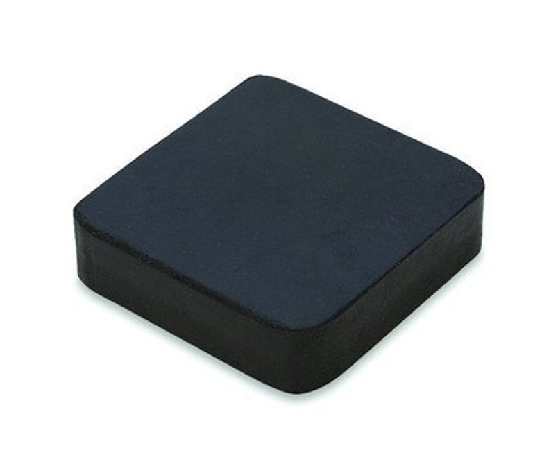 Rubber Stamping Block 4 x 4 x 1 for deadening sound use under your steel bench block image 1