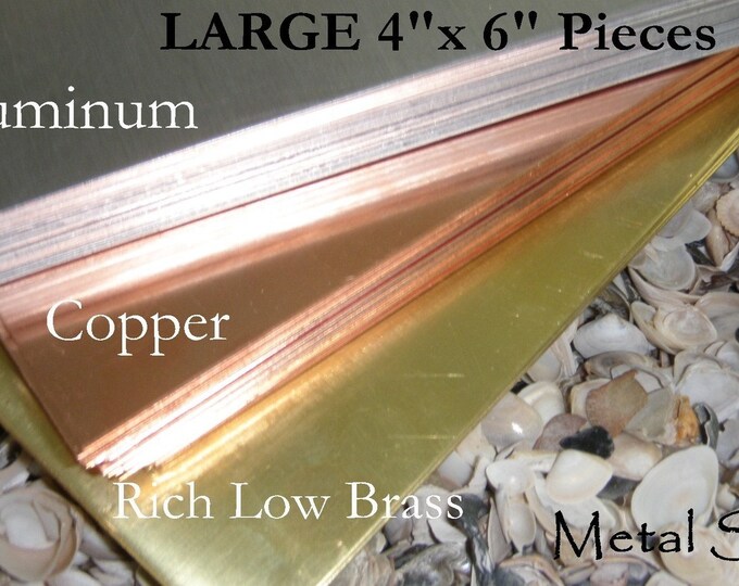 Copper Sheet 20 Gauge LARGE 4 X 6 Piece for All Etsy